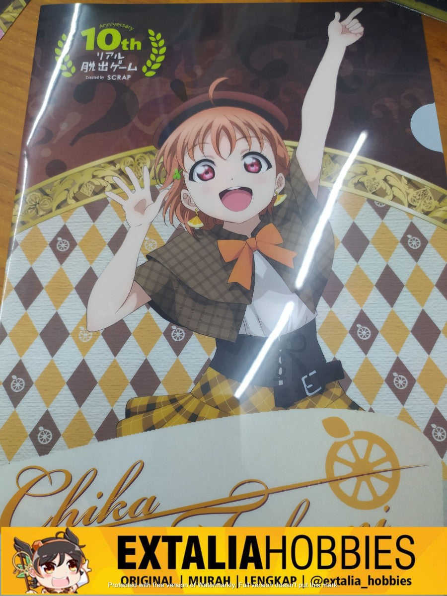 CLEAR FILE CHIKA TAKAMI LOVE LIVE 10TH ANNIVERSARY CLEAR FILE CHIKA TAKAMI LOVE LIVE 10TH ANNIVERSARY